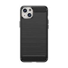 Hurtel Aizmugurējais vāciņš Hurtel  Flexible carbon pattern case for iPhone 15 Plus Carbon Case - black