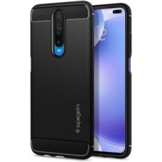 Spigen Aizmugurējais vāciņš Spigen  Spigen Rugged Armor Xiaomi Pocophone X2/Redmi K30 czarny/black ACS00697