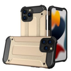 Hurtel Aizmugurējais vāciņš Hurtel  Hybrid Armor Case Tough Rugged Cover for iPhone 13 Pro golden