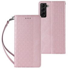 Hurtel Aizmugurējais vāciņš Hurtel  Magnet Strap Case Case For Samsung Galaxy A23 5G Flip Wallet Mini Lanyard Stand Pink