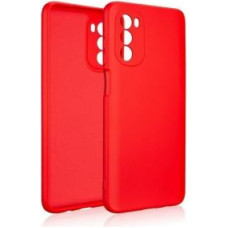 Beline Aizmugurējais vāciņš Beline  Beline Etui Silicone Motorola MOTO G52 czerwony/red