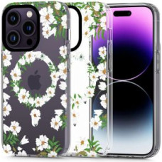 Tech-Protect Aizmugurējais vāciņš Tech-Protect  Tech-Protect MagMood MagSafe case for iPhone 13 Pro Max - white daisies