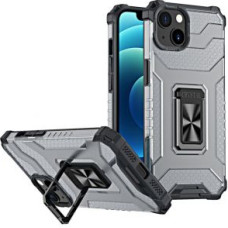 Hurtel Aizmugurējais vāciņš Hurtel  Crystal Ring Case Kickstand Tough Rugged Cover for iPhone 12 mini black