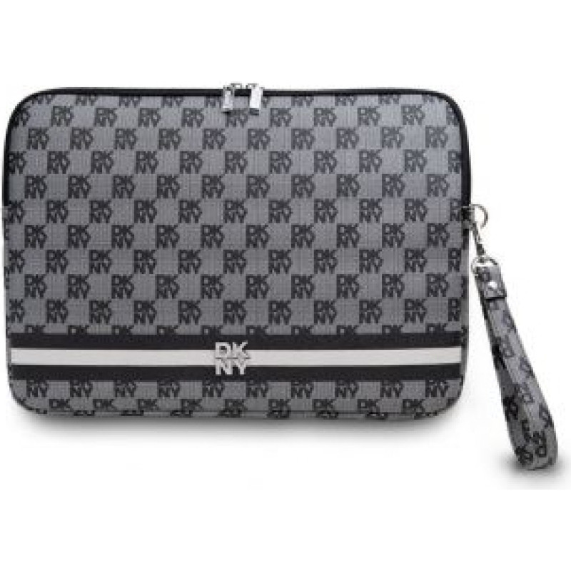 Dkny Aizmugurējais vāciņš DKNY - DKNY PU Leather Checkered Pattern and Stripe Laptop Sleeve 15/16