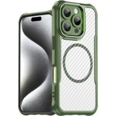 Hurtel Aizmugurējais vāciņš Hurtel  Leading Series MagSafe Silicone Case for iPhone 16 Pro - Green