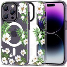 Tech-Protect Aizmugurējais vāciņš Tech-Protect  Tech-Protect MagMood MagSafe case for iPhone 14 Pro - daisies with leaves