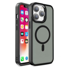 Hurtel Aizmugurējais vāciņš Hurtel  Magnetic Color Matte Case for iPhone 15 Pro - black