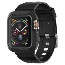 Spigen Aizmugurējais vāciņš Spigen  Spigen Rugged Armor Pro Apple Watch 4/5/6/7/SE 44/45mm czarny/black 062CS25324