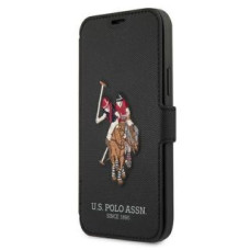 U.s. Polo Pu Aizmugurējais vāciņš U.S. Polo PU  US Polo USFLBKP12MPUGFLBK iPhone 12/12 Pro 6,1