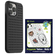 Palit Aizmugurējais vāciņš Palit  Zestaw Etui Pinit Dynamic + Tattoo Pin iPhone 14 Pro 6.1