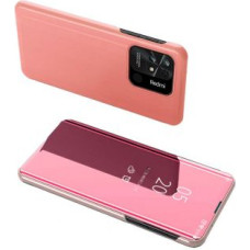 Hurtel Aizmugurējais vāciņš Hurtel  Clear View Case cover for Xiaomi Redmi 10C cover with a flap pink