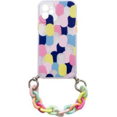 Hurtel Aizmugurējais vāciņš Hurtel  Color Chain Case gel flexible elastic case cover with a chain pendant for iPhone 8 Plus / iPhone 7 Plus multicolour