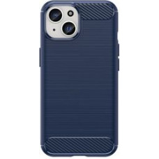 Hurtel Aizmugurējais vāciņš Hurtel  Flexible Carbon Case with a carbon pattern for iPhone 15 - blue