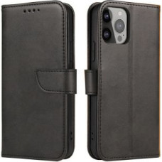 Hurtel Aizmugurējais vāciņš Hurtel  Magnet Case for Huawei Nova 12 Pro with flap and wallet - black