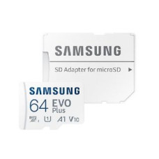 Samsung Atmiņas kartes Samsung  Evo Plus MicroSD 64GB