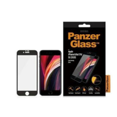 Panzer Glass Cits mobilo telefonu aksesuārs Panzer Glass  PanzerGlass E2E Super+ tempered glass for iPhone 6 / 6s / 7 / 8 / SE 2020 / SE 2022 - with black frame