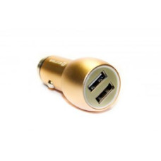 Evelatus Auto lādētāji Evelatus - Car Charger ECC01 GOLD 2USB port 3.1A with stainless steel escape tool Gold