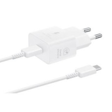 Samsung Adapteris Samsung - EP-T2510XWE Samsung USB-C 25W Travel Charger + USB-C Data Cable White