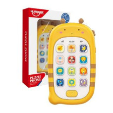 Huanger Cits mobilo telefonu aksesuārs Huanger  Huanger HE0536 toy phone with recording function (yellow)