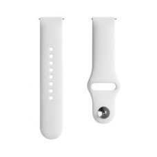 Evelatus Siksniņa Evelatus  22mm Silicone Loop Watch Straps (S/M 110mm) White