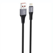 Foneng Kabelis Foneng  Foneng X112 USB-A to Lightning cable 2.4A, 1m (black)