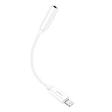 Foneng Kabelis Foneng  Audio cable 3.5mm jack to iPhone Foneng BM20 (white)