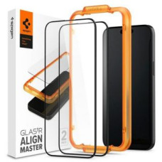 Spigen Aizsargstikls Spigen  Spigen Alm Glass FC iPhone 15 Pro Max 6.7