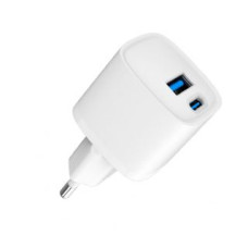 Evelatus Adapteris Evelatus  USB-A and USB-C 30W Max / EU charger White