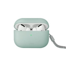 Uniq Maciņš austiņām UNIQ  UNIQ etui Lino AirPods Pro 2 gen Silicone (2022/2023) miętowy/mint green