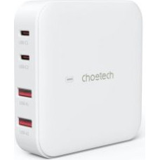 Choetech Adapteris Choetech  Choetech PD8008 100W GaN fast charger 2x USB-A / 2x USB-C - white