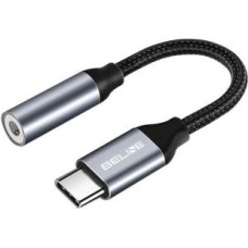 Beline Auto turētājs Beline  Beline Adapter USB-C/Jack 3,5mm szary/gray DAC Samsung/iPhone 15