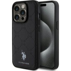 U.s. Polo Pu Cits mobilo telefonu aksesuārs U.S. Polo PU  US Polo Assn. Case Yoke Pattern for iPhone 15 Pro - black