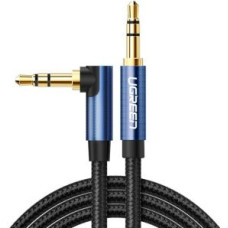 Ugreen Kabelis Ugreen  Ugreen audio cable AUX angled minijack 3.5 mm 2m blue (AV112)