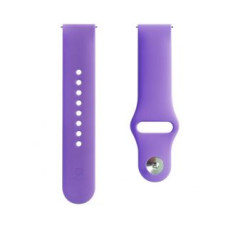 Evelatus Siksniņa Evelatus  22mm Silicone Loop Watch Straps (S/M 110mm) Deep Purple