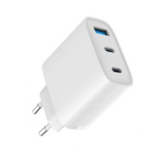 Evelatus Adapteris Evelatus  45W Max Fast Charger EU USB-C1/USB-C1/USB-A White