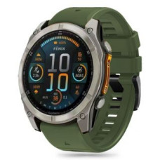 Tech-Protect Cits mobilo telefonu aksesuārs Tech-Protect  TECH-PROTECT SILICONE LINE GARMIN FENIX 5 / 6 / 6 PRO / 7 / 8 (47 MM) / E MILITARY GREEN