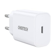 Choetech Adapteris Choetech  Mains charger Choetech Q5004 EU USB-C, 20W (white)