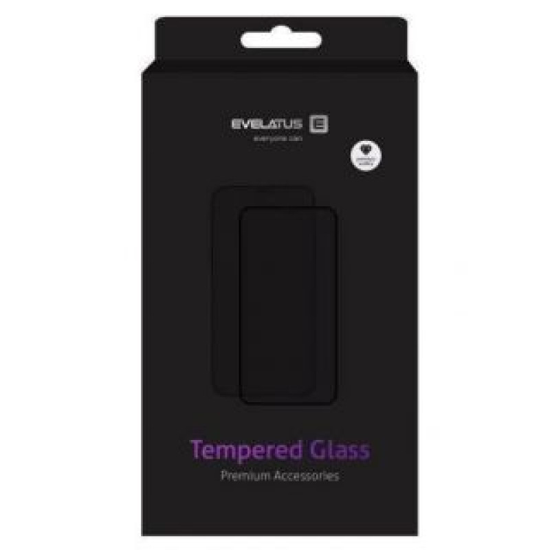 Evelatus Aizsargstikls Evelatus Xiaomi Mi 13 2.5D Full Cover Japan Glue Glass Anti-Static Black