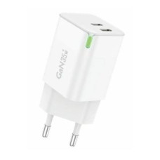 Foneng Adapteris Foneng  Wall charger Foneng GaN 35W 2x USB-C 2.4A (white)