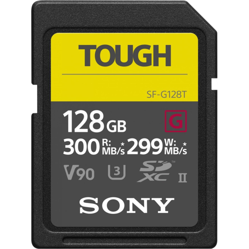 Sony Atmiņas kartes Sony  Tough Memory Card UHS-II 128 GB, SDXC, Flash memory class 10