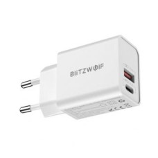 Blitzwolf Adapteris BlitzWolf  Wall Charger Blitzwolf BW-S20, USB, USB-C, 20W (white)