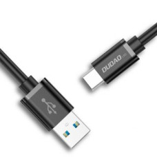 Dudao Kabelis Dudao  Dudao cable USB cable - USB Type C Super Fast Charge 1 m black (L5G-Black)