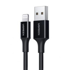 Ugreen Kabelis Ugreen  Ugreen US155 80822 USB-A / Lightning MFi 2.4A cable 1m - black