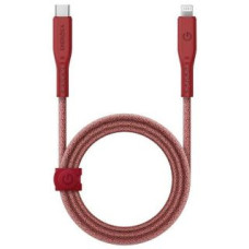 Energea Kabelis ENERGEA  ENERGEA kabel Flow USB-C - Lightning C94 MFI 1.5m czerwony/red 60W 3A PD Fast Charge