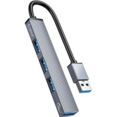 Orico Cits mobilo telefonu aksesuārs Orico  Orico AH-A13 USB to 4x USB 3.0 Hub Adapter (gray)