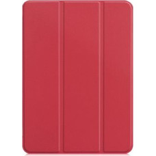 Ilike Maciņš grāmata iLike  iPad Air 3 10.5 3rd Gen / iPad Pro Tri-Fold Eco-Leather Stand Case Coral Pink