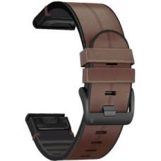 Tech-Protect Cits mobilo telefonu aksesuārs Tech-Protect  Tech-Protect Silicone PU Strap for Garmin Fenix 5X / 5X Plus / 6X / 6X Pro / 7X / 8 (51 mm) - Brown