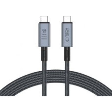 Tech-Protect Kabelis Tech-Protect  Tech-Protect UltraBoost Max USB-C 4.0 / USB-C 4.0 PD 240W 8K 40Gbps 2m cable - gray