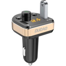 Dudao Adapteris Dudao  Dudao Bluetooth FM transmitter car charger MP3 3.1 A 2x USB black (R2Pro black)