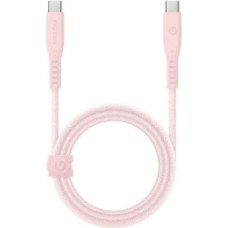 Energea Kabelis ENERGEA  ENERGEA kabel Flow USB-C - USB-C 1.5m różowy/pink 240W 5A PD Fast Charge